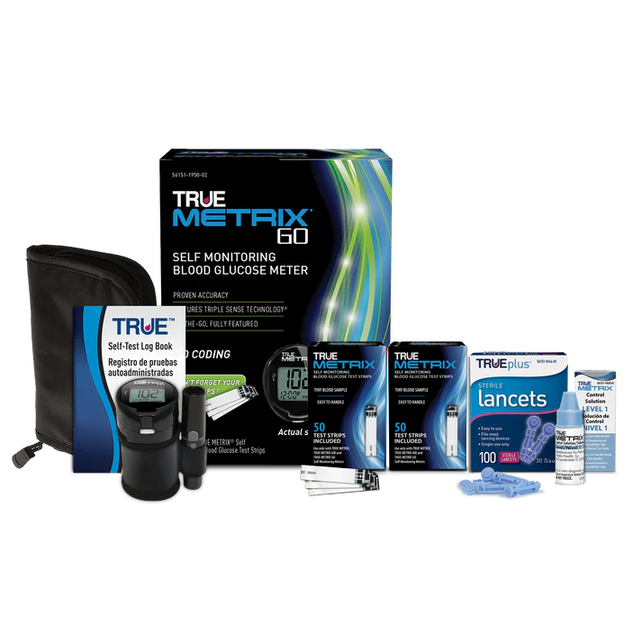 TRUE METRIX® GO Meter Blood Glucose Monitoring Starter Kit