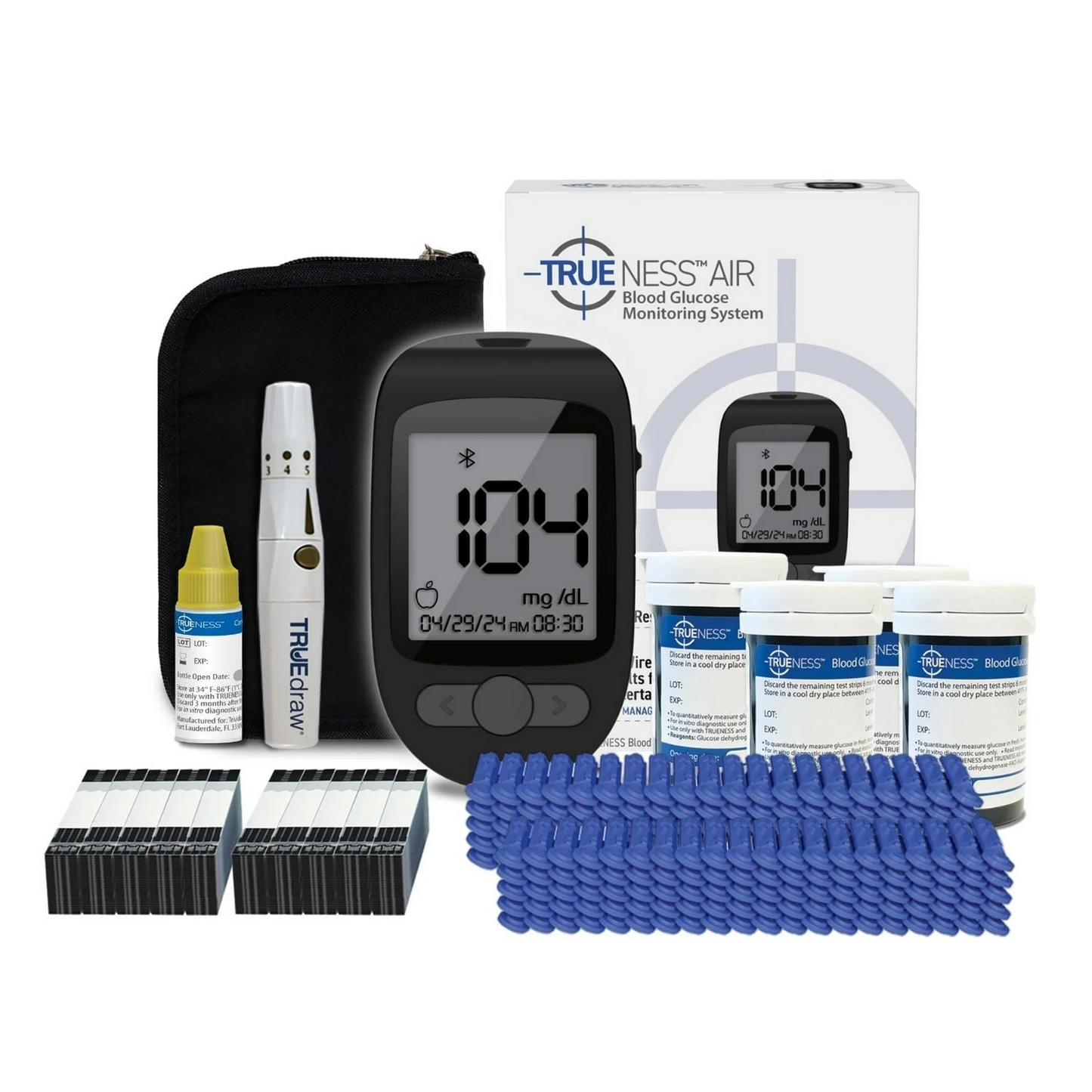 TRUENESS™ Blood Glucose AIR Meter Kit with 200 Test Strips