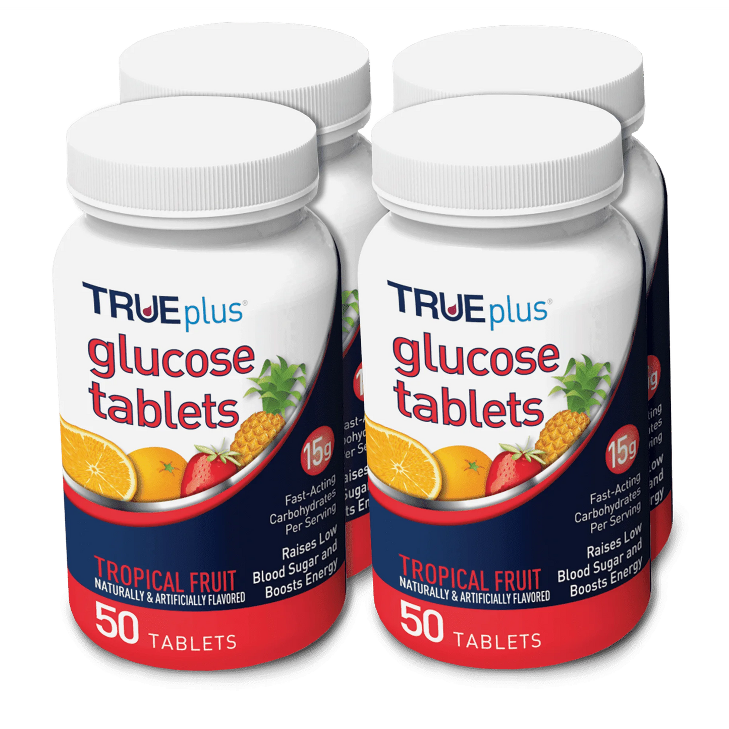 TRUEplus® Glucose Tablets - 4 Pack