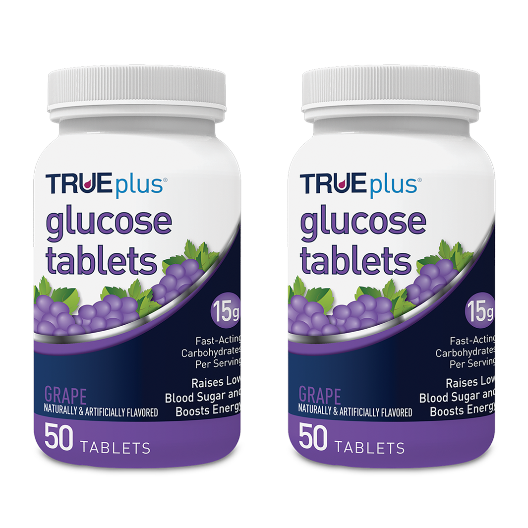 TRUEplus® Grape Glucose Tablets