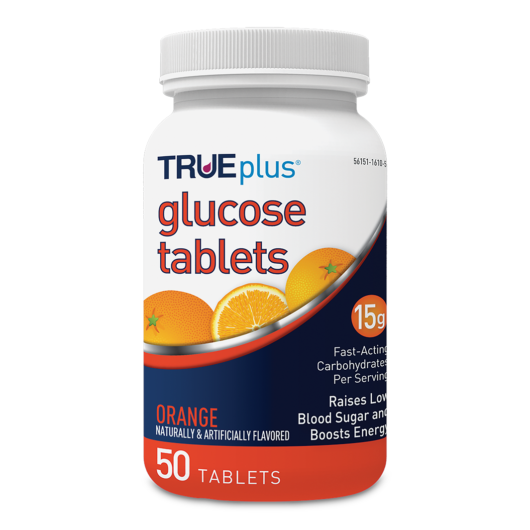 TRUEplus® Orange Glucose Tablets