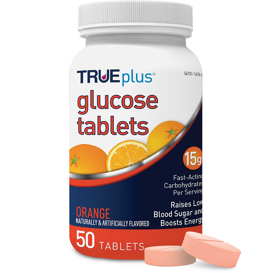 TRUEplus® Orange Glucose Tablets