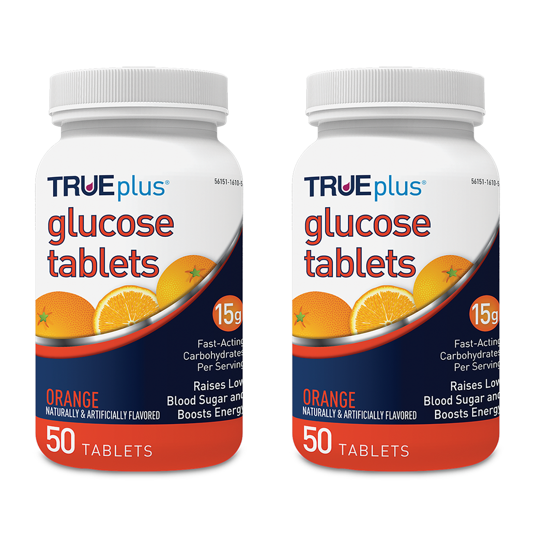 TRUEplus® Orange Glucose Tablets