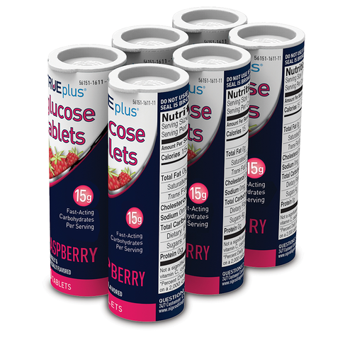 TRUEplus® Raspberry Glucose Tablets 10 ct.