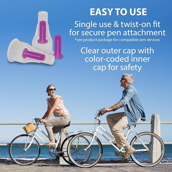 TRUEplus 5-Bevel Pen Needles 31G x 6mm (1/4") - 100/bx