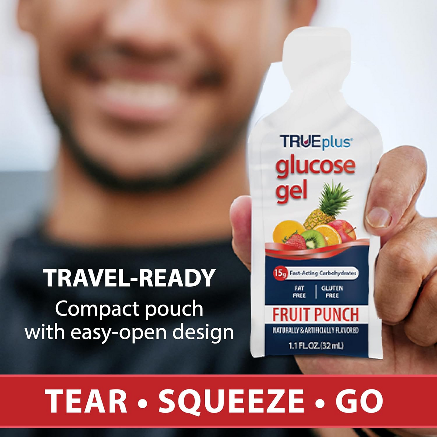 TRUEplus® Fruit Punch Glucose Gel