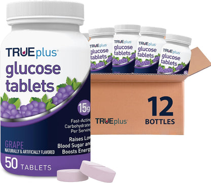 TRUEplus® Grape Glucose Tablets