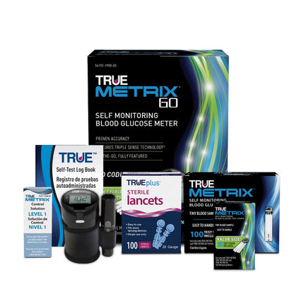TRUE METRIX® GO Meter Blood Glucose Monitoring Starter Kit