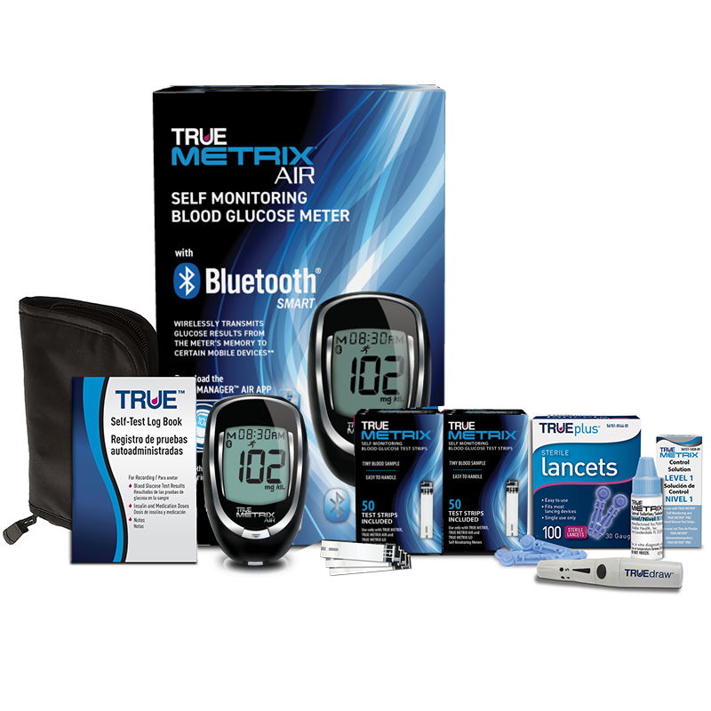 TRUE METRIX® AIR Meter Blood Glucose Monitoring Starter Kit