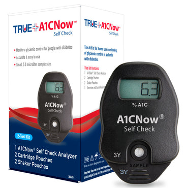 TRUE+A1CNow Self Check Test System - 2 Count Test Kit