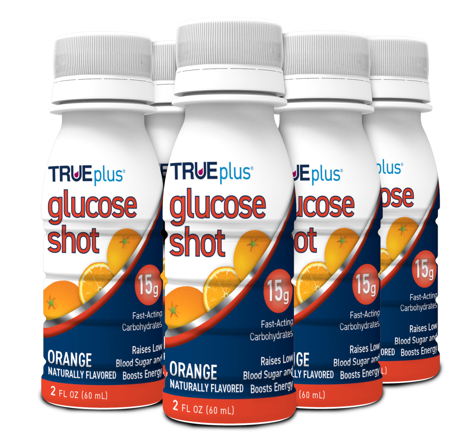 TRUEplus® Glucose Shots Orange — 6 Bottles – TD Health Store