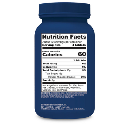TRUEplus® Strawberry Glucose Tablets