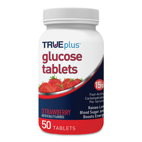 TRUEplus® Strawberry Glucose Tablets