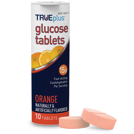TRUEplus® Orange Glucose Tablets 10 ct.