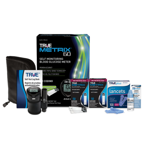 TRUE METRIX® GO Meter Blood Glucose Monitoring Starter Kit