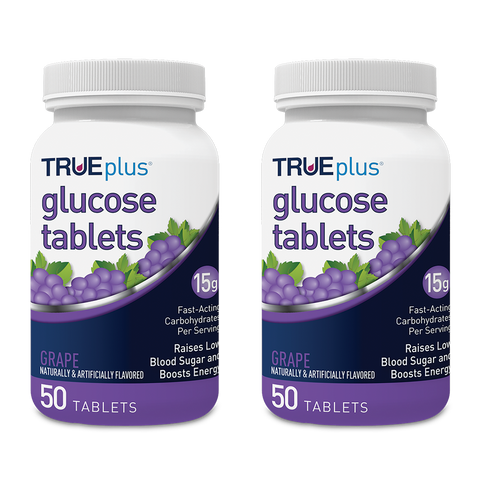 TRUEplus® Grape Glucose Tablets
