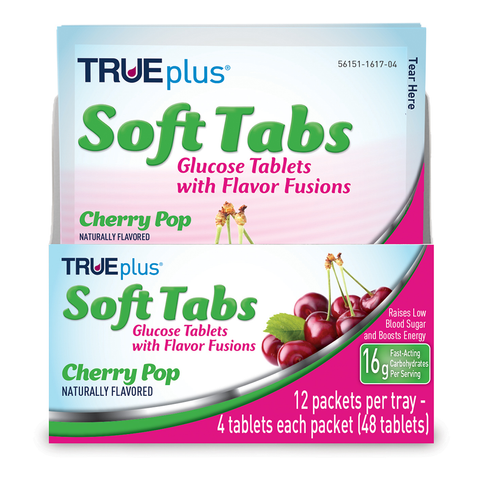 TRUEplus® Soft Tabs Cherry Pop Tray - 48 ct.