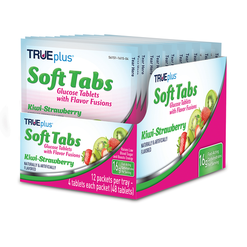 TRUEplus® Kiwi Strawberry Soft Tabs Tray - 48 ct.
