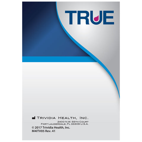 TRUE Self-Test Log Book (Pack of 3)