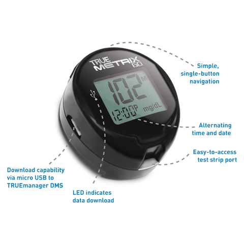 TRUE METRIX® GO Self-Monitoring Blood Glucose Meter